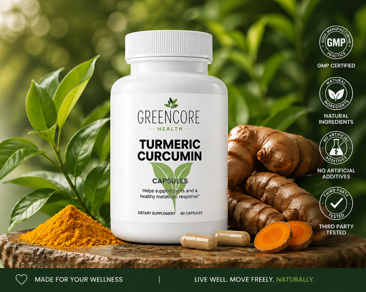 GreenCore Health Turmeric Curcumin