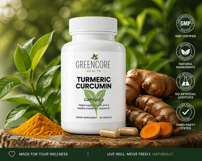 GreenCore Health Turmeric Curcumin