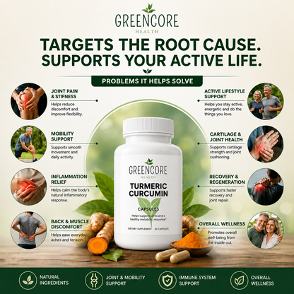 GreenCore Health Turmeric Curcumin